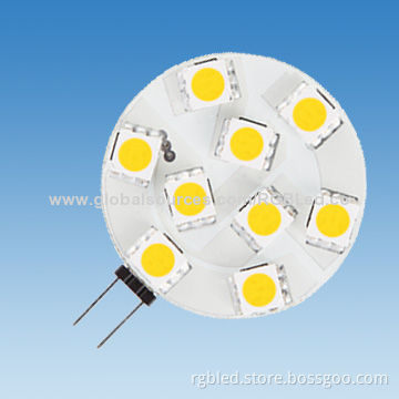 G4 9SMD LED Bulb with 1.8W Power and 10 to 30V DC Voltage, Comes in White/Warm White
